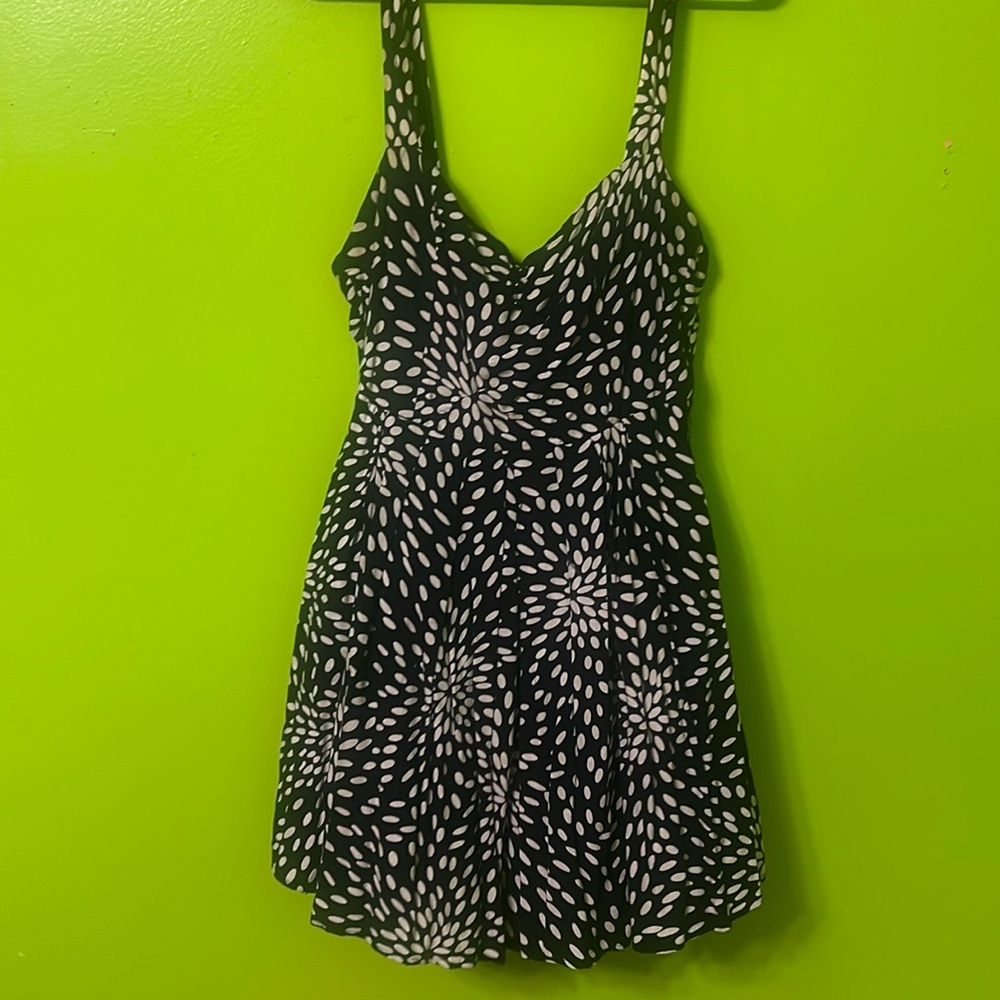Black and white dress
